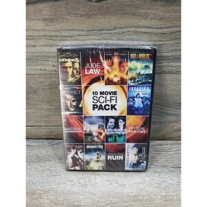 10 Movie Sci-Fi Pack DVD 2011 2 Disc Set New Sealed